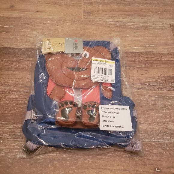 LLBean Blue Baby Bear Packpack, Toddler